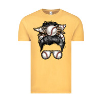 Vintage Mustard baseball mom Vintage Tee - RacoonDesign