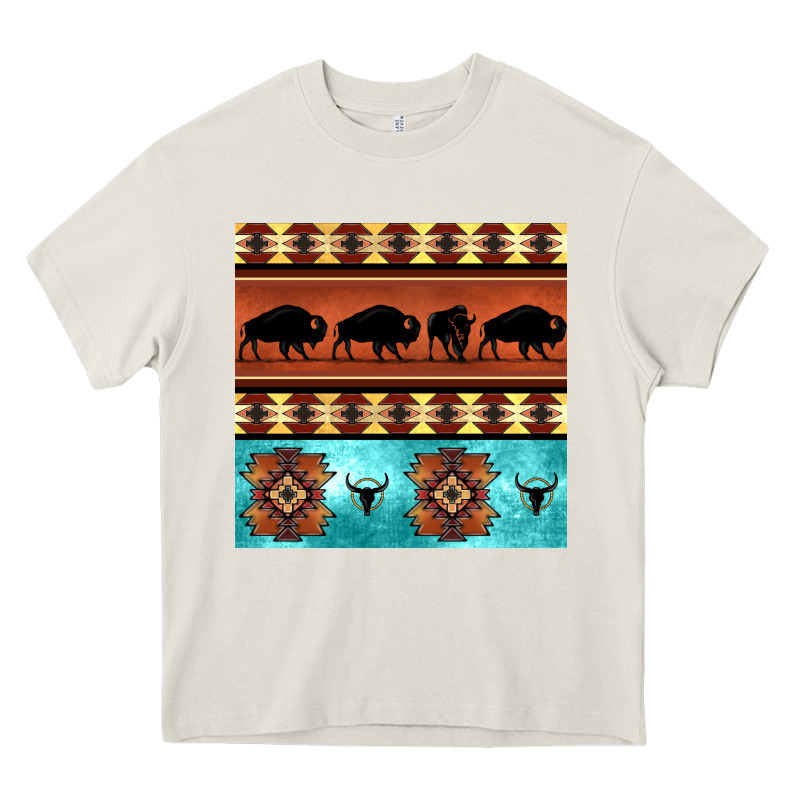 Native American Aztec Seamless Pattern 2 Heavy Core Tee by BundleAndBundleShop | Teevron