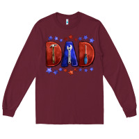 Burgundy tools for dad Long Sleeve Tee - BarkalooDesign
