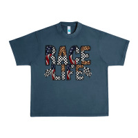 Midnight Navy race life Urban Heavy Tee - RacoonDesign