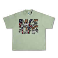 Oil Green race life Urban Heavy Tee - RacoonDesign