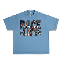 Pebble Blue race life Urban Heavy Tee - RacoonDesign
