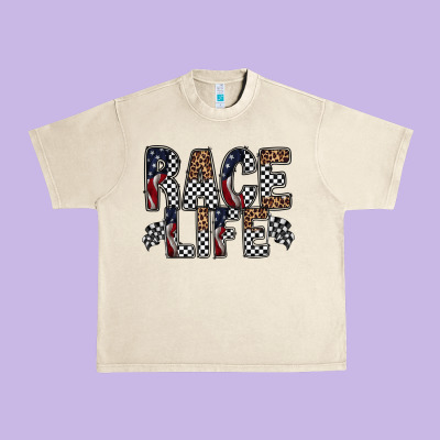Race Life Urban Heavy Tee Designed By Racoondesign