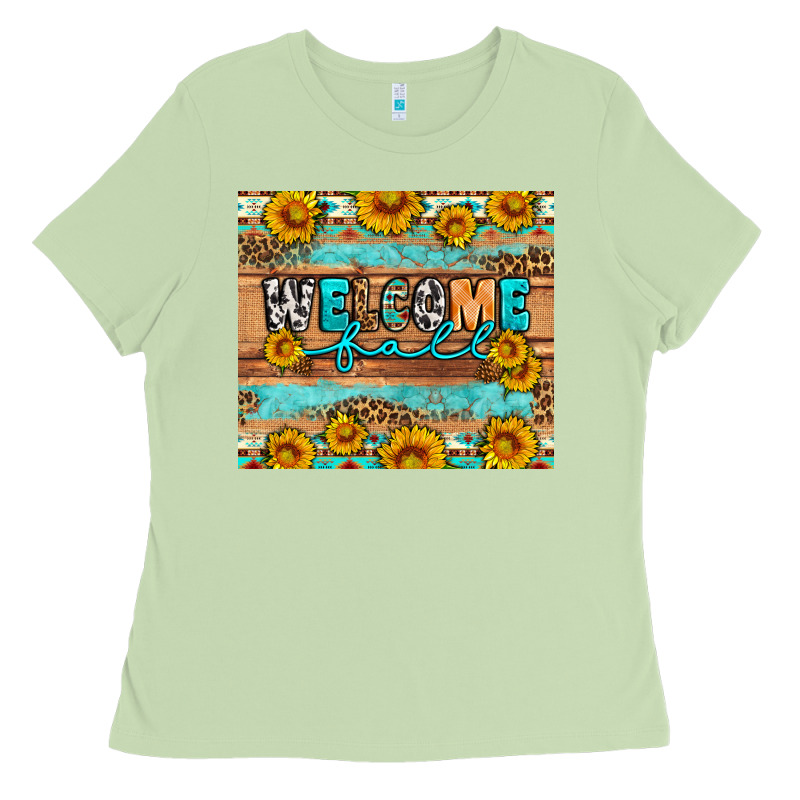 Welcome Fall Ladies Tee by Artiststas | Teevron