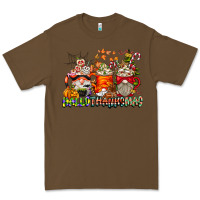 Cacao Hallothanksmas Gnome Coffee Cups Premium Tee - CowhideDigitalArt