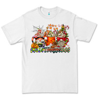 White Hallothanksmas Gnome Coffee Cups Premium Tee - CowhideDigitalArt