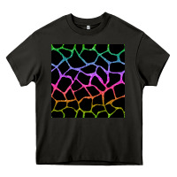 Asphalt giraffe glitter seamless pattern Heavy Core Tee - BundleAndBundleShop
