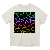 Cream giraffe glitter seamless pattern Heavy Core Tee - BundleAndBundleShop