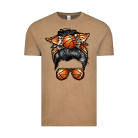 Vintage Coffee basketball mom Vintage Tee - RacoonDesign