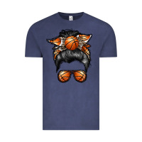 Vintage Denim basketball mom Vintage Tee - RacoonDesign
