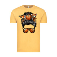 Vintage Mustard basketball mom Vintage Tee - RacoonDesign