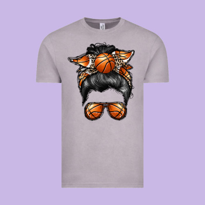 Basketball Mom Vintage Tee Designed By Racoondesign