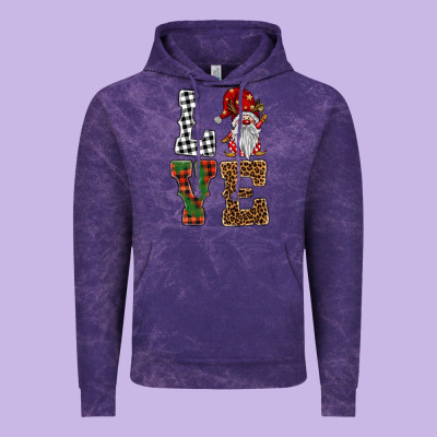 Love Gnomes Vintage Hoodie Designed By Barkaloodesign