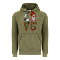 Vintage Olive love gnomes Vintage Hoodie - BarkalooDesign
