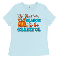 Tis' The Season To Be Grateful Ladies Tee | Teevron