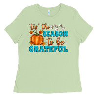 Matcha Tis' the Season To Be Grateful Ladies Tee - Artiststas