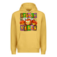 Antique Gold spooky vibes Premium Hoodie - AdoDesignShop