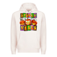 Pale Pink spooky vibes Premium Hoodie - AdoDesignShop