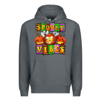 Rock spooky vibes Premium Hoodie - AdoDesignShop