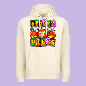 Spooky Vibes Premium Hoodie Designed By Adodesignshop