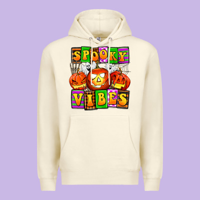Spooky Vibes Premium Hoodie Designed By Adodesignshop