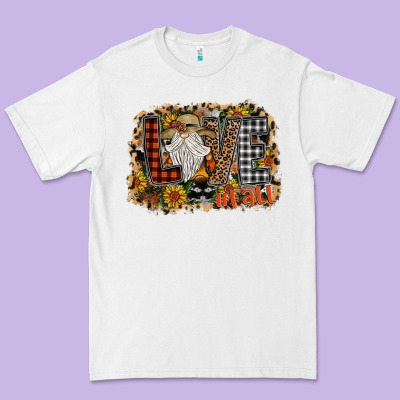 Love Fall Premium Tee Designed By Cowhidedigitalart
