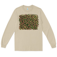 Mushroom leopard with green glitter Long Sleeve Tee - Artiststas