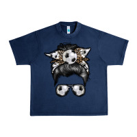 Navy soccer mom Urban Heavy Tee - RacoonDesign