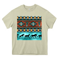 Mossy native american aztec seamless pattern Heavy Core Tee - BundleAndBundleShop
