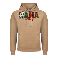 Vintage Coffee nana claus Vintage Hoodie - BarkalooDesign