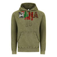 Vintage Olive nana claus Vintage Hoodie - BarkalooDesign
