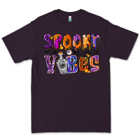 Plum Spooky Vibes Premium Tee - CowhideDigitalArt