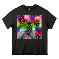 Asphalt neon safari seamless pattern 2 Heavy Core Tee - BundleAndBundleShop