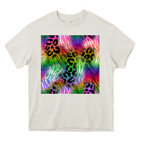Neon Safari Seamless Pattern 2 Heavy Core Tee | Teevron