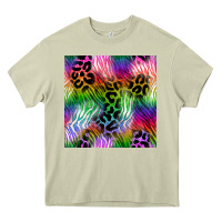 Mossy neon safari seamless pattern 2 Heavy Core Tee - BundleAndBundleShop