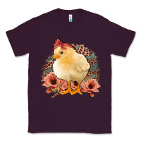Plum Chick With Flowers Feopard Classic Tee - Jasminsmagicworld