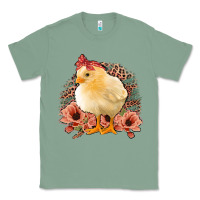 Sage Chick With Flowers Feopard Classic Tee - Jasminsmagicworld