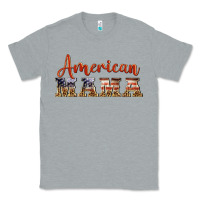 Heather Grey american mama Classic Tee - BarkalooDesign