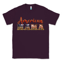Plum american mama Classic Tee - BarkalooDesign