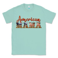 Seafoam american mama Classic Tee - BarkalooDesign