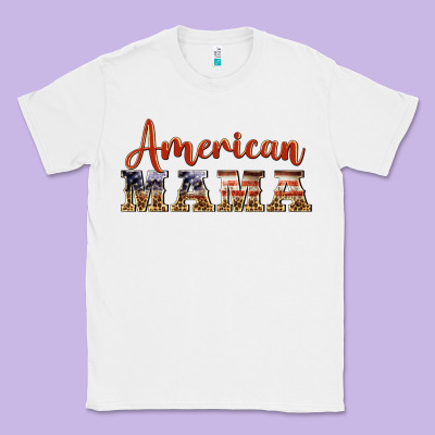 American Mama Classic Tee Designed By Barkaloodesign