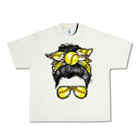 Pistachio softball mom Urban Heavy Tee - RacoonDesign
