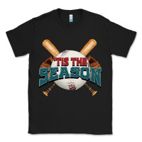 Black 'tis the season baseball Classic Tee - FaDigitalArtStudio
