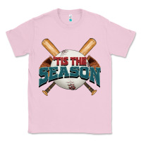 Bubblegum Pink 'tis the season baseball Classic Tee - FaDigitalArtStudio