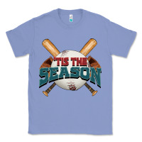 Colony Blue 'tis the season baseball Classic Tee - FaDigitalArtStudio