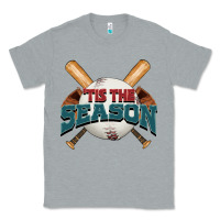 Heather Grey 'tis the season baseball Classic Tee - FaDigitalArtStudio