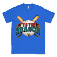 True Royal 'tis the season baseball Classic Tee - FaDigitalArtStudio