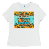 White Tis' The Season To Be Grateful Ladies Tee - Artiststas