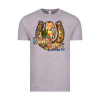 Vintage Zinc cowgirl horseshoe Vintage Tee - RacoonDesign