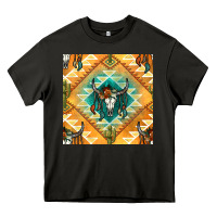 Asphalt native american aztec seamless pattern Heavy Core Tee - BundleAndBundleShop